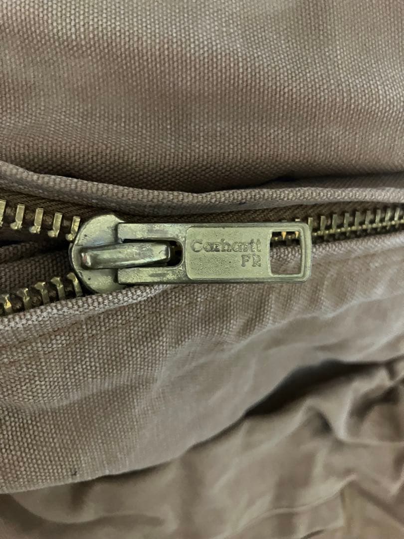 80s 90s USA製 カーハート アクティブジャケット ブラウン系