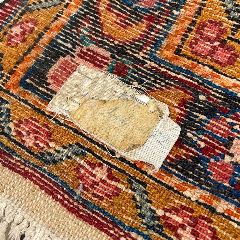 希少 ヴィンテージ 大判 ペルシャ絨毯 カシャーン ラグ 手織り オールド