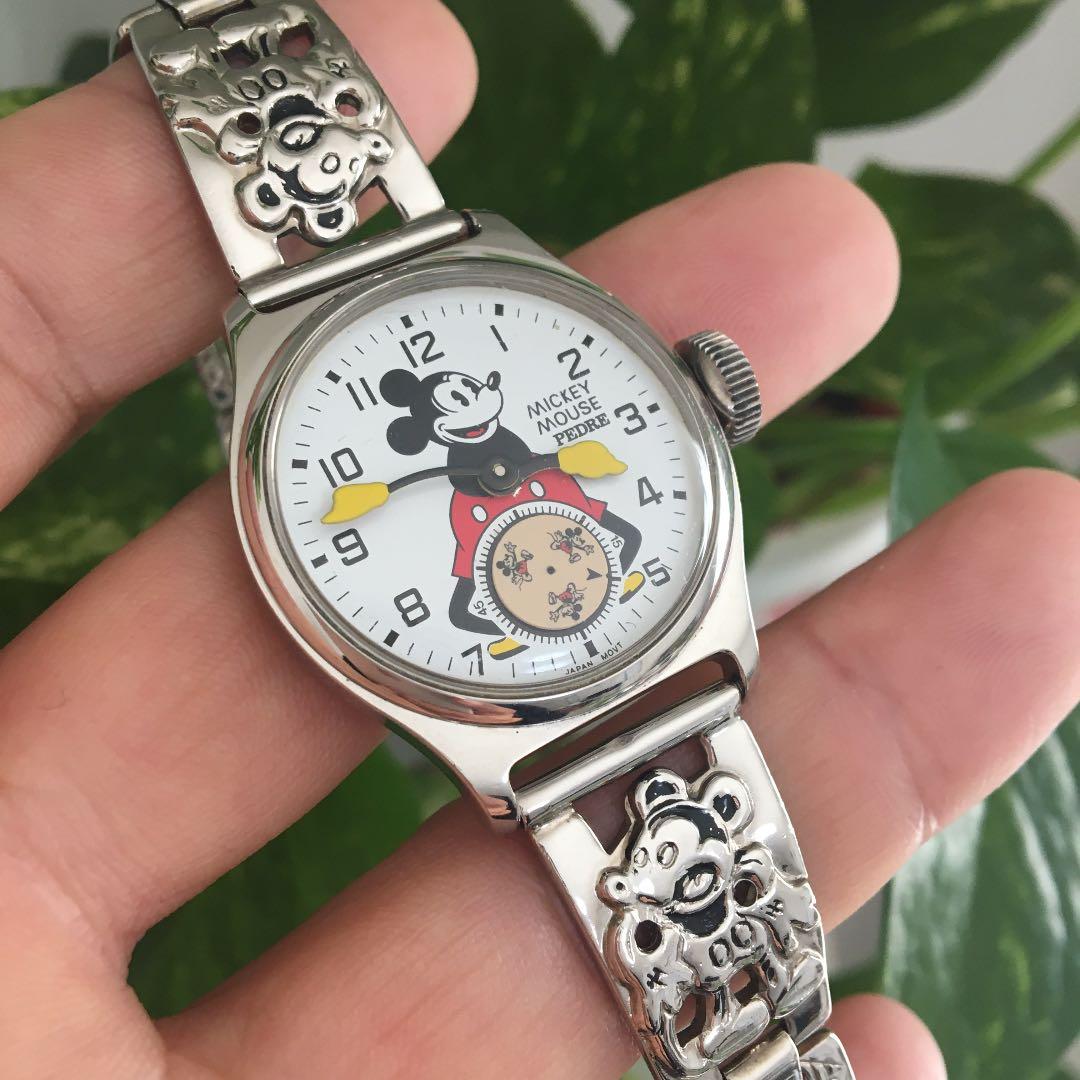 希少レトロ　PEDRE ミッキー 腕時計