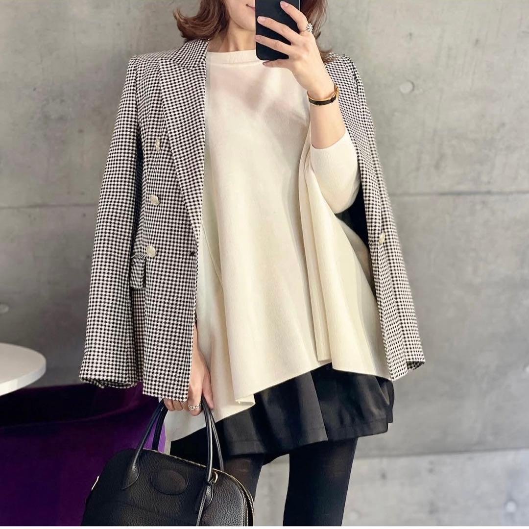 新品タグ付き　オブリ　ニット　オフホワイト　ドルチェ