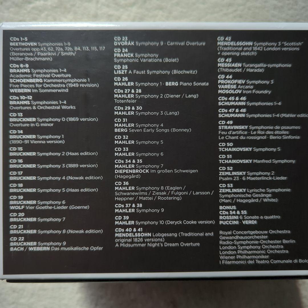リッカルド・シャイー　シンフォニー・エディション（55CD）
