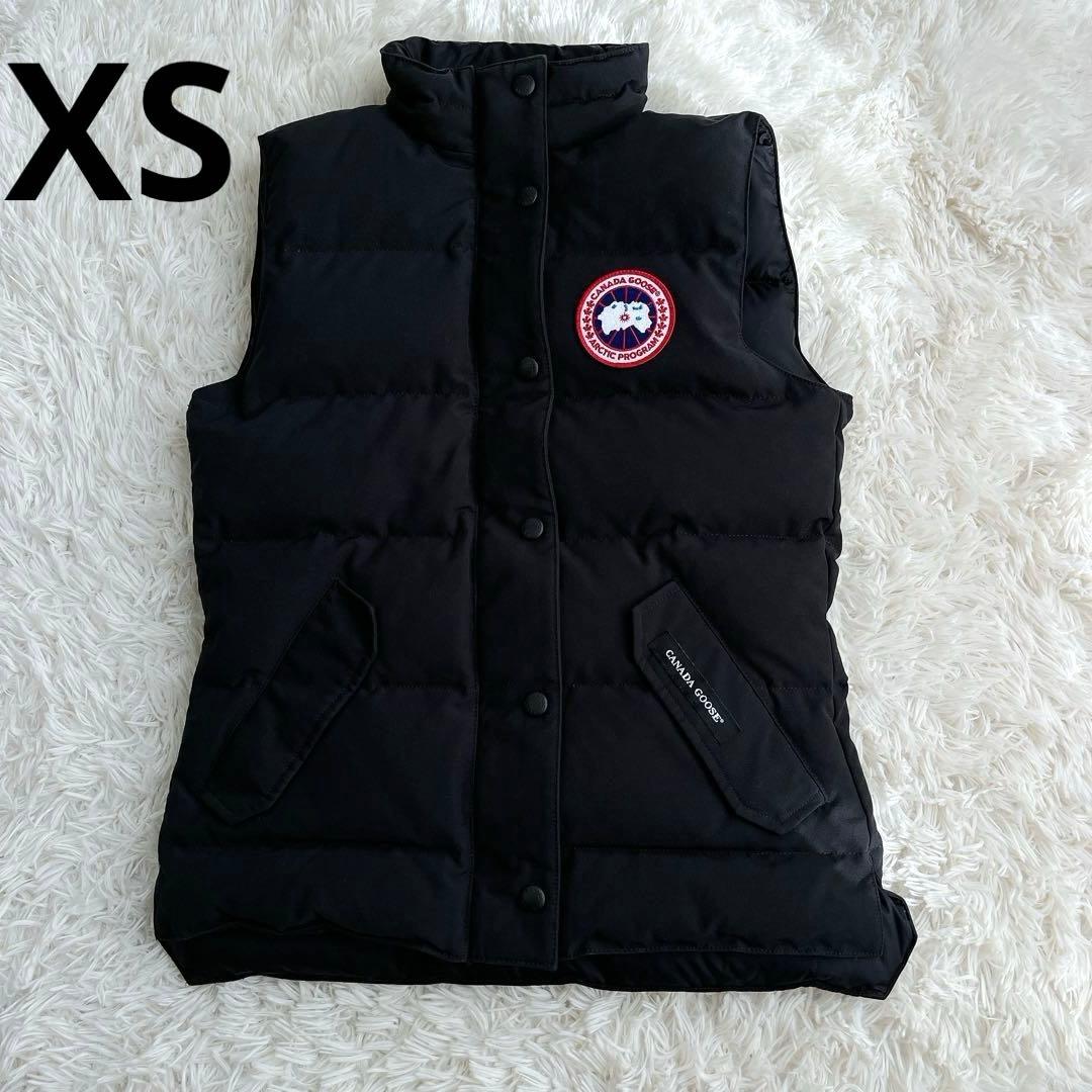 美品✨  ダウンベスト ブラック XSサイズ　レディース