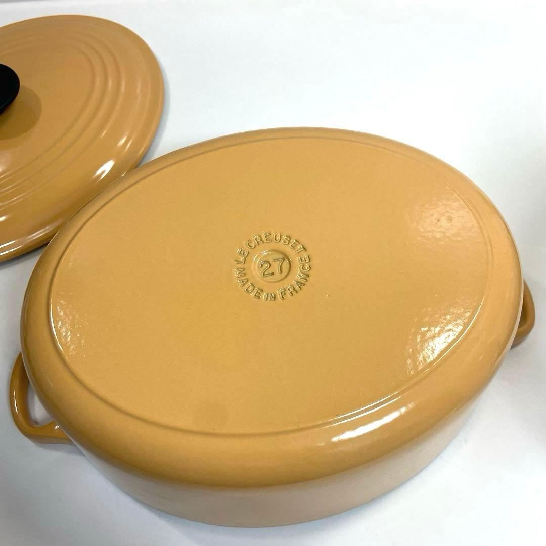 【美品】ルクルーゼ　ココット オーバル　27cm