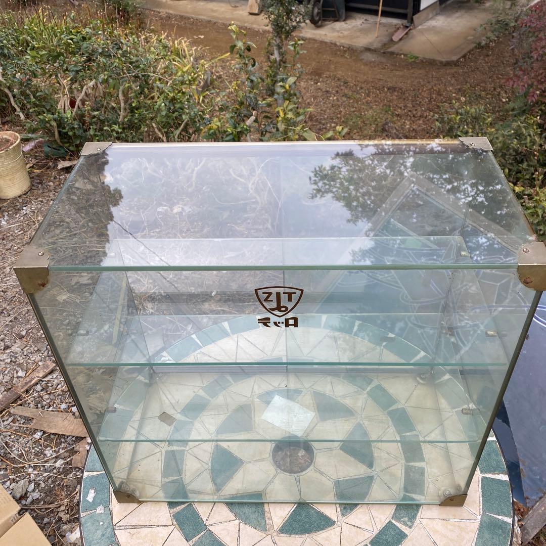 昭和レトロ　ロッテガラスショーケース/ガラスキャビネット