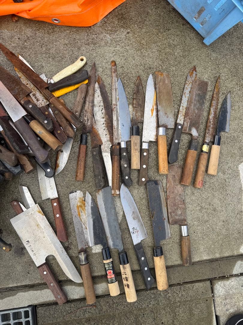 多数包丁セットいろいろ /和包丁/ステンレス約15kg