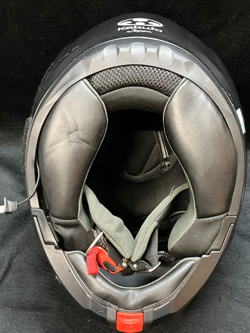 KABUTO RYUKI ヘルメット　マットブラック　Mサイズ　B2204