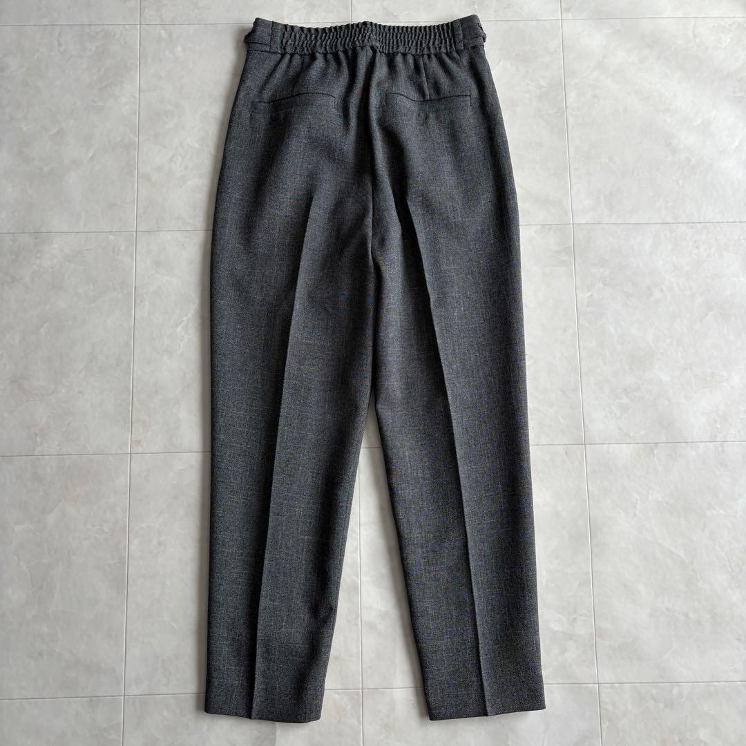 美品✨グリーンレーベルリラクシング ノーカラーセットアップ グレー 36 S相当