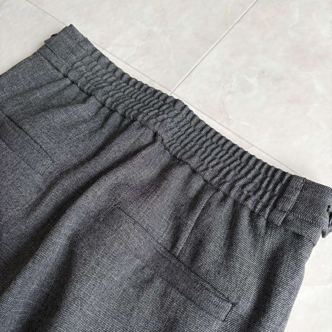 美品✨グリーンレーベルリラクシング ノーカラーセットアップ グレー 36 S相当