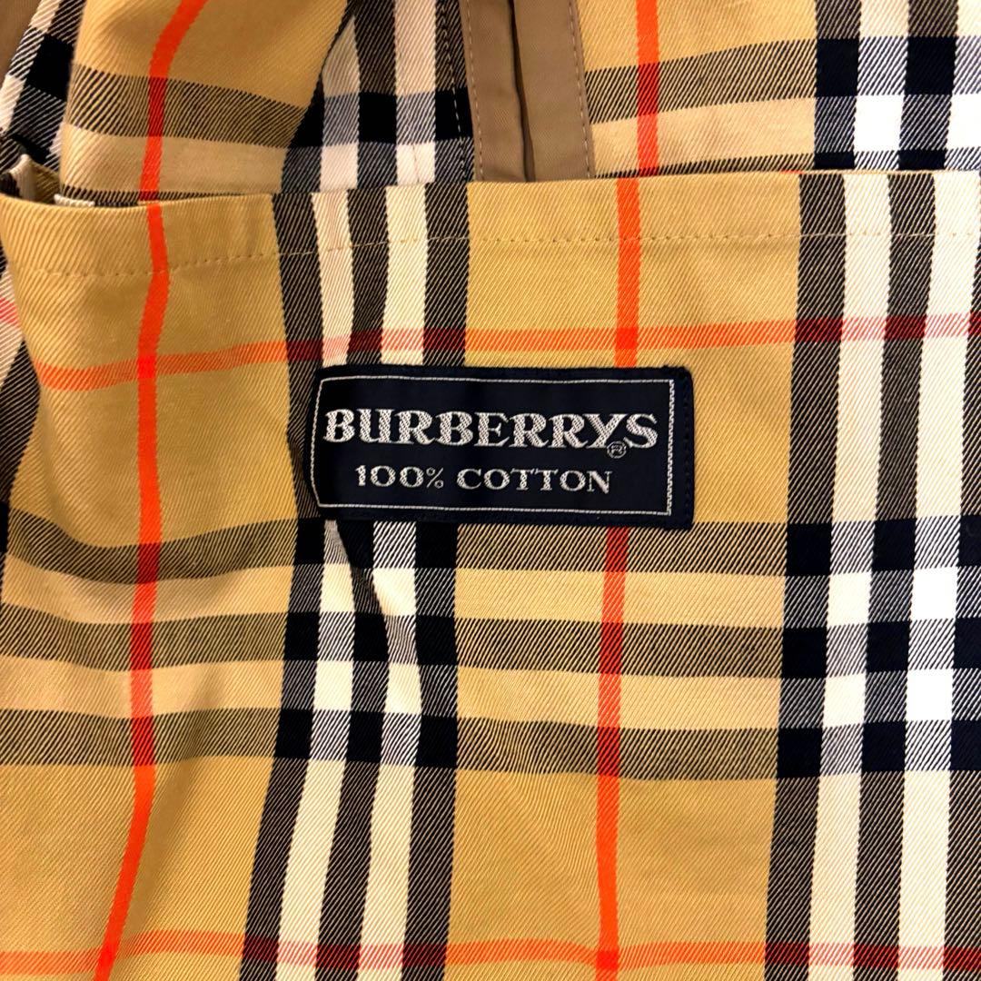 美品BURBERRYS バーバリーステンカラーコート ノバチェック メンズ XL
