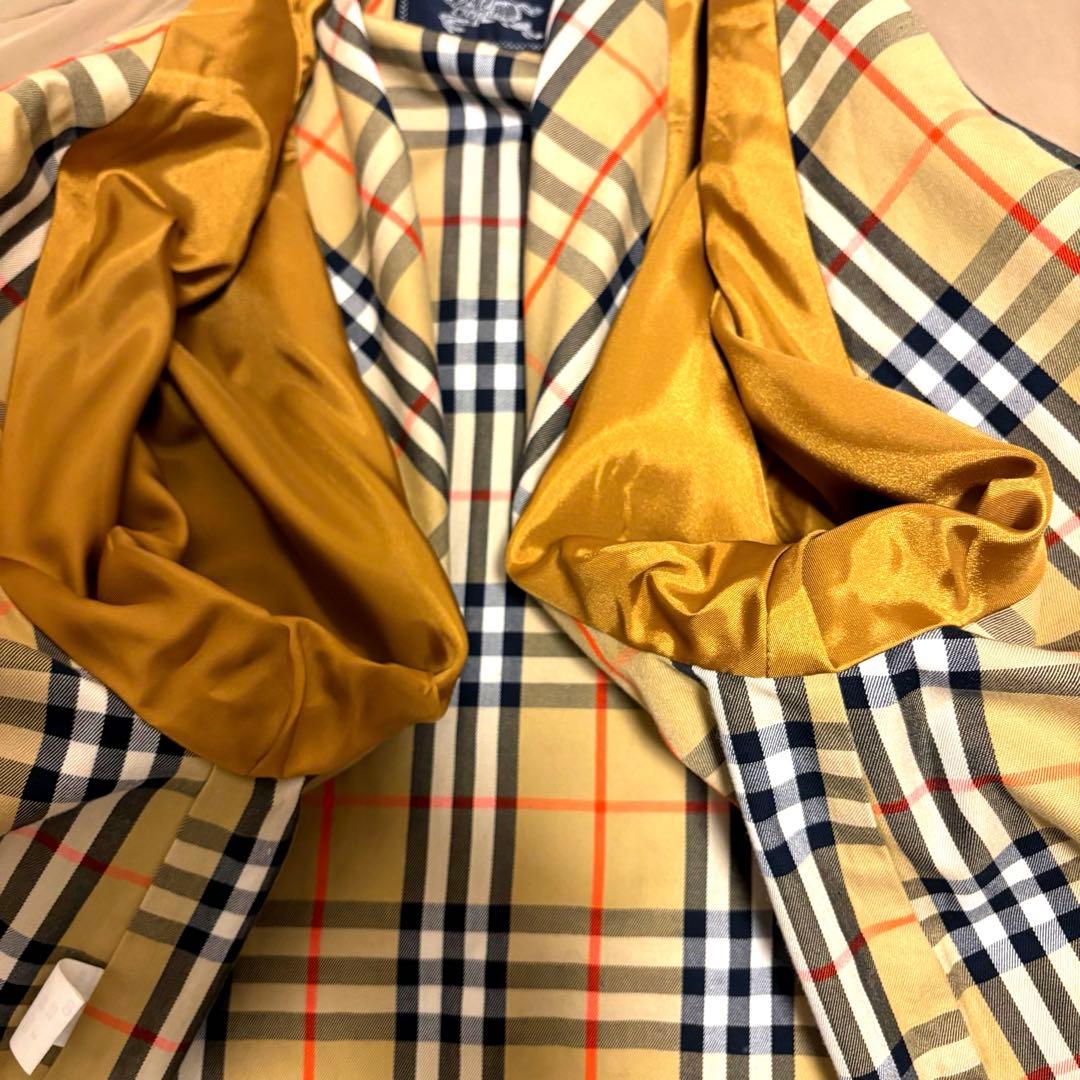 美品BURBERRYS バーバリーステンカラーコート ノバチェック メンズ XL