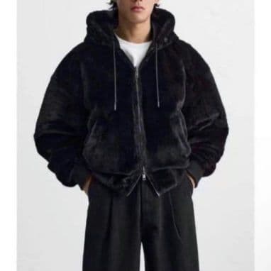 亀吉様【極美品】ZARA ザラ◎リバーシブル ボアジャケット ボンバージャケット