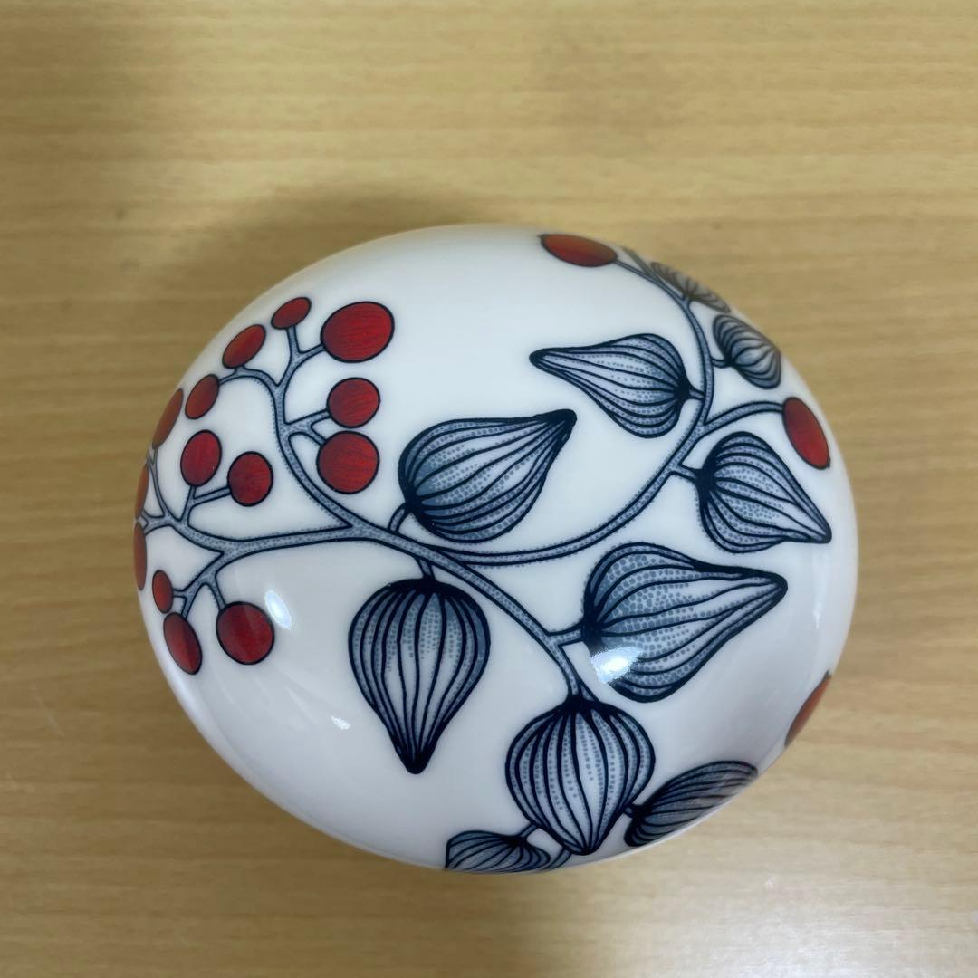 Arabia Runo アラビア ルノ ジャー蓋付 0.25L コースター付き