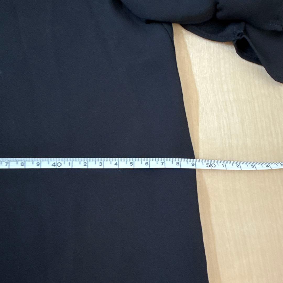 ヨーコチャン ラッフルスリーブポイントカラーブラウス