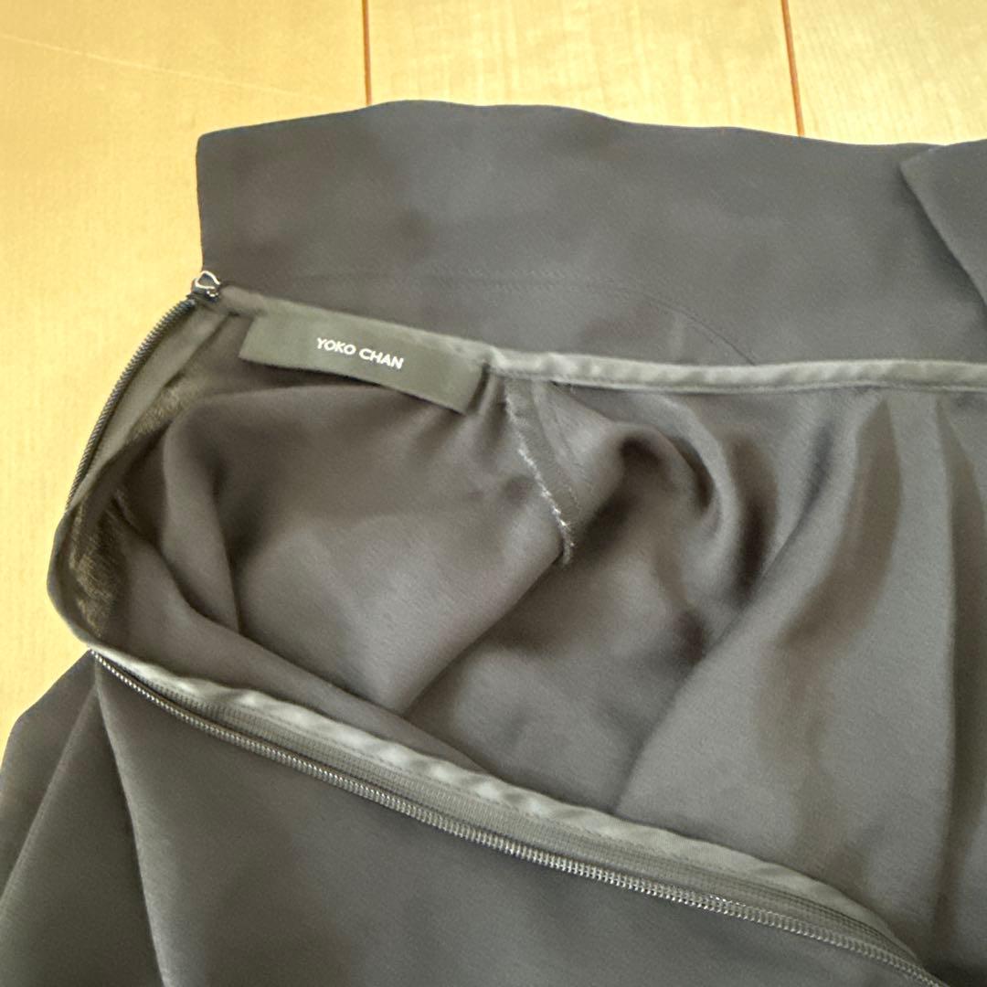 ヨーコチャン ラッフルスリーブポイントカラーブラウス