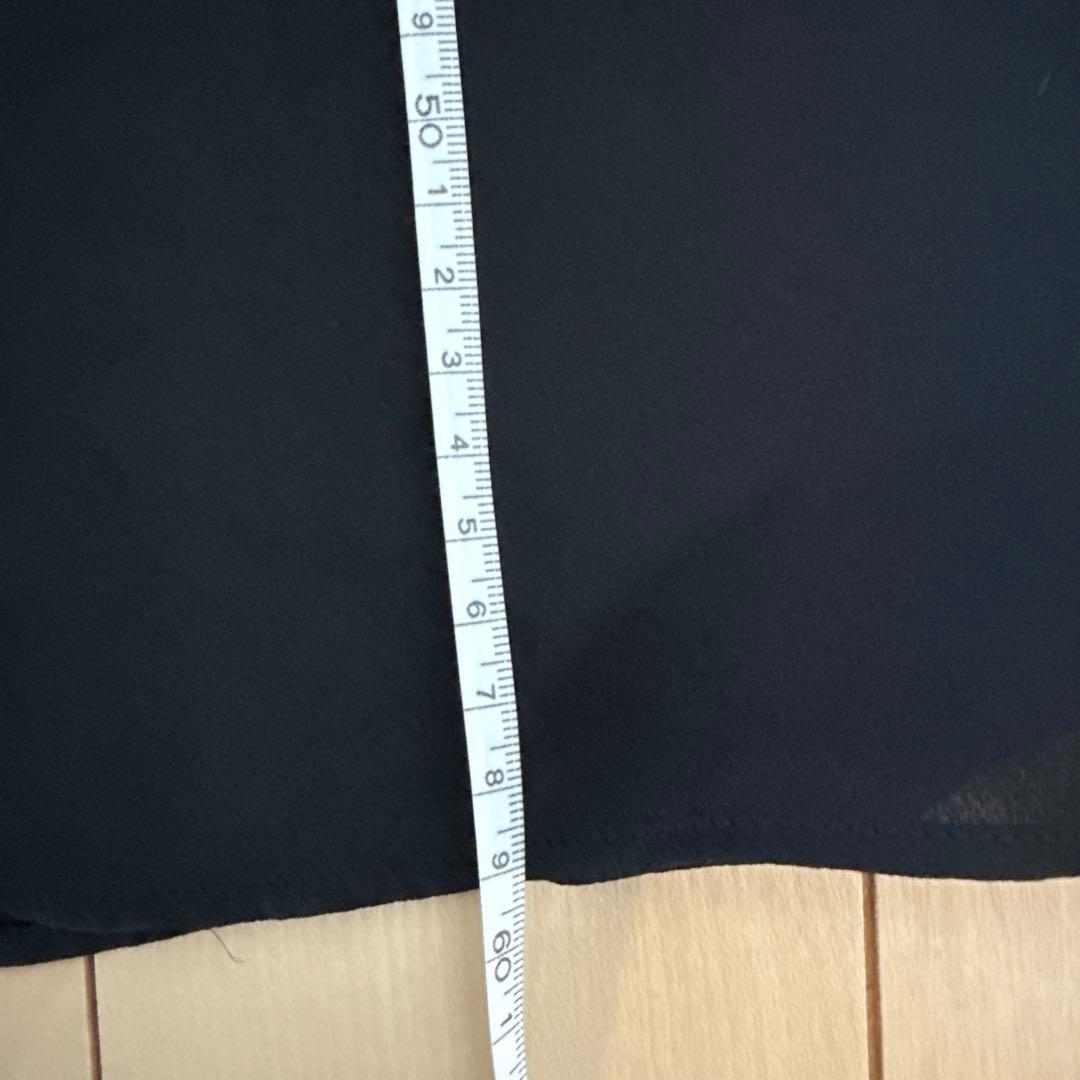 ヨーコチャン ラッフルスリーブポイントカラーブラウス