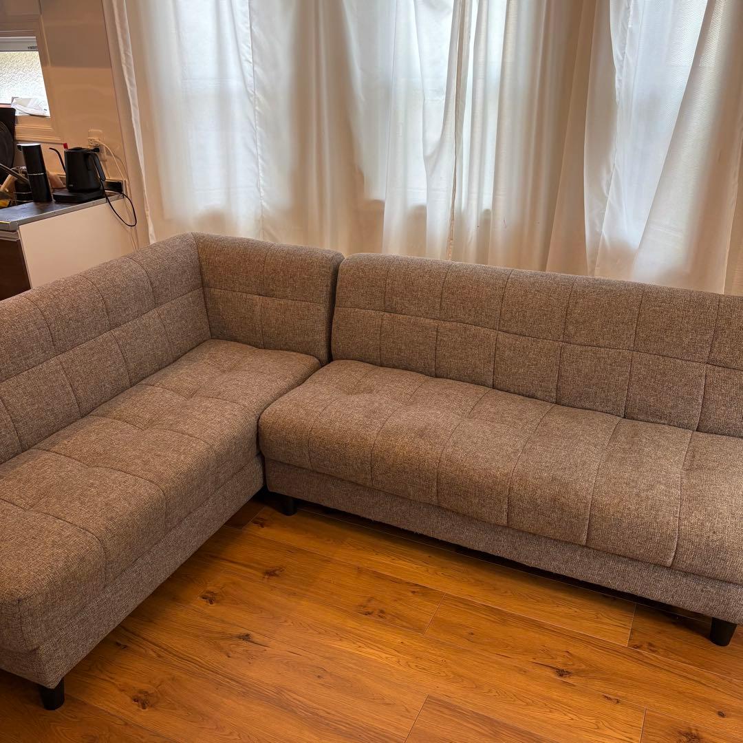 【ソファ①】ニトリ ソファ L字ソファ カウチソファ 収納