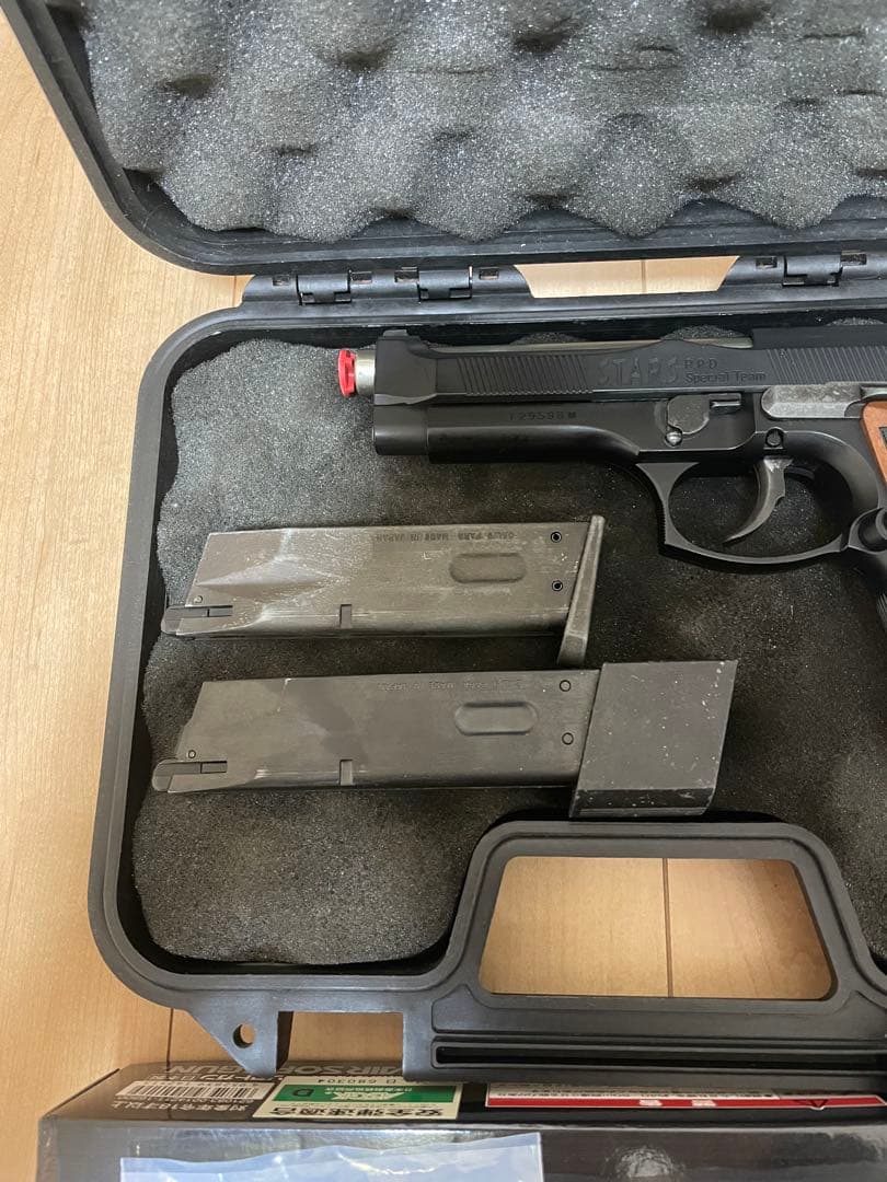 バイオハザード サムライエッジ M92F ガンパワーロングマガジン付き