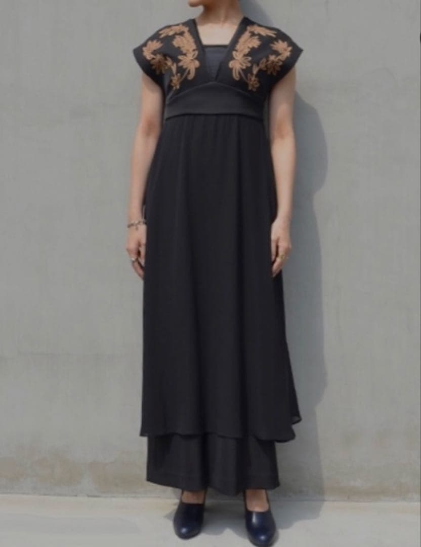 LOKITHOロキトロングオールインワンドレス(ネイビー)mamemurral