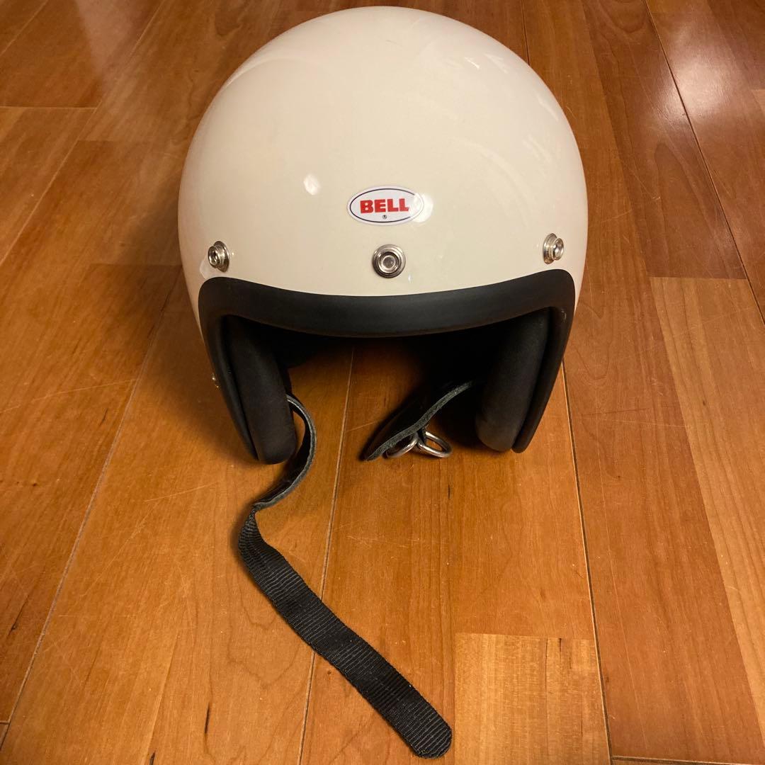 BELL 500-TXJジェットヘルメット アイボリー　59-60cm 付属有