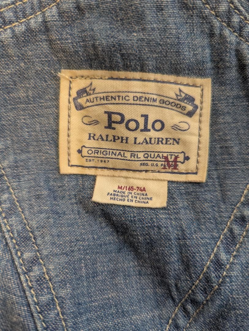ラルフローレン デニムオーバーオール M