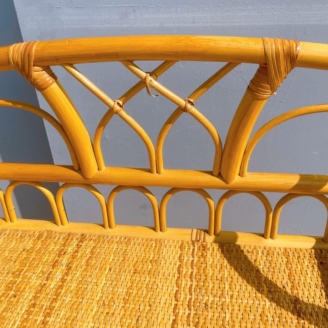 【美品】ラタン 7杯チェスト 籐製 引き出し収納 アンティーク 昭和レトロ