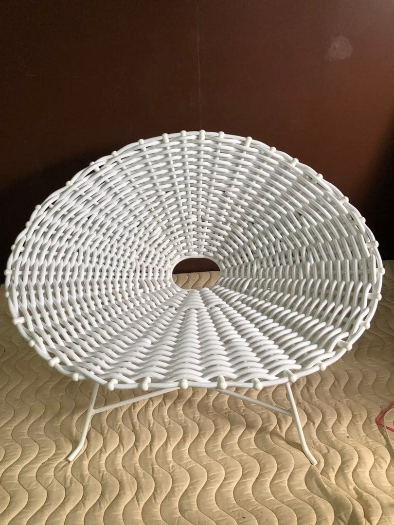 ▲ ジェルバゾーニ　ラウンジチェア　ホワイト