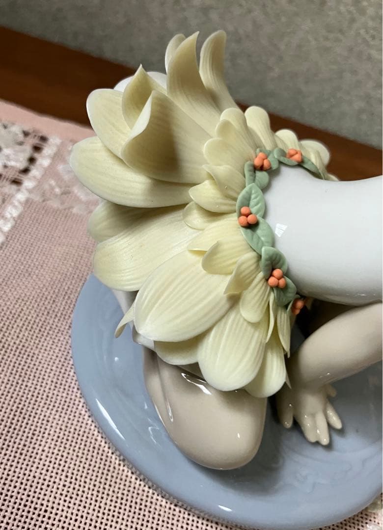 ★VV★ リヤドロ　バレエ　女の子2体　少女　子供　お花のスカート