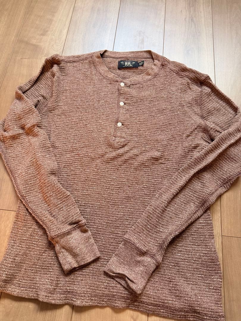 RRL ヘンリーワッフル　ロンT