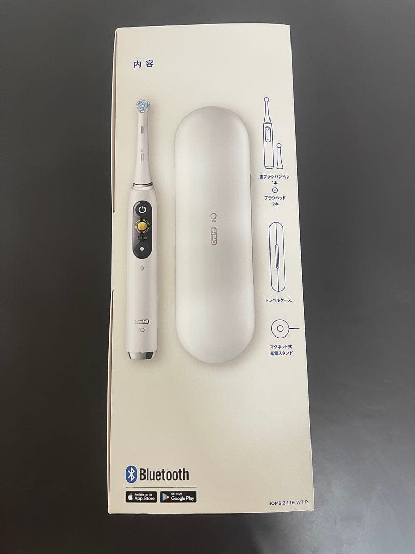 【新品未使用】ブラウンオーラルB iO9 ホワイトアラバスタープロフェッショナル