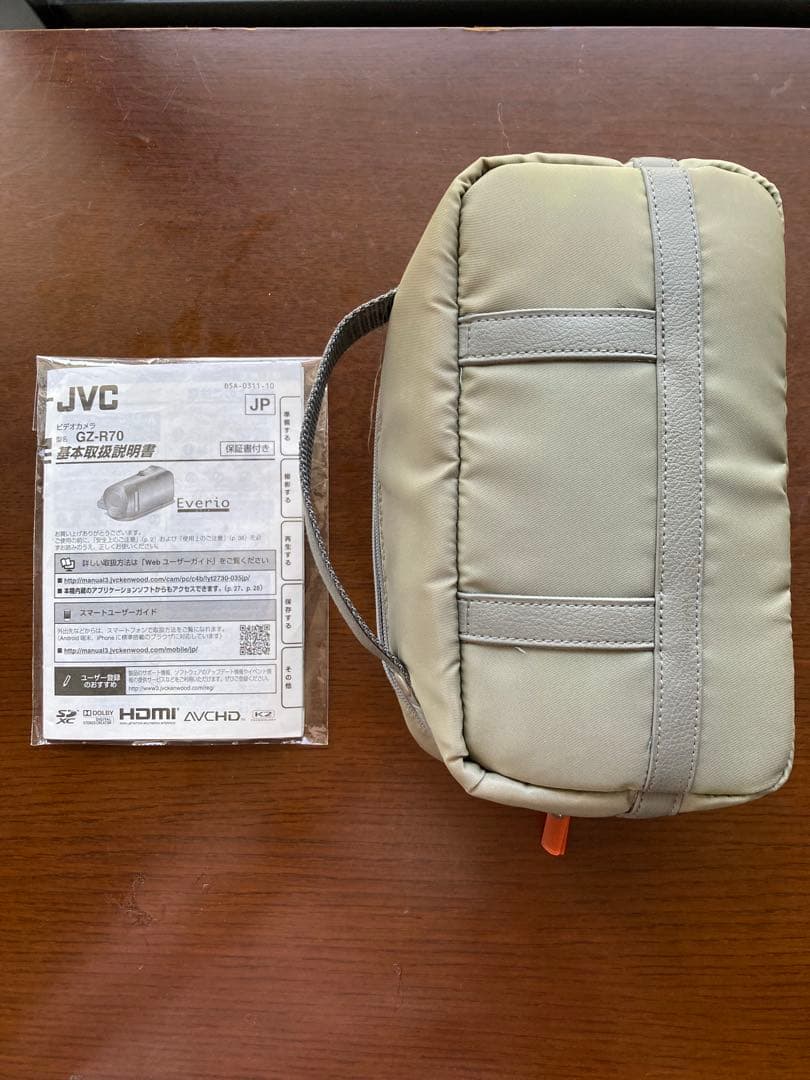 JVC フルHD ビデオカメラ 60倍ズーム 防水　専用ケース付き