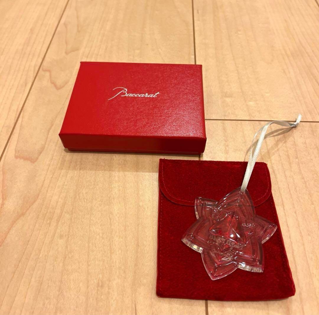 新品未使用 Baccarat クリスタルornament 2018