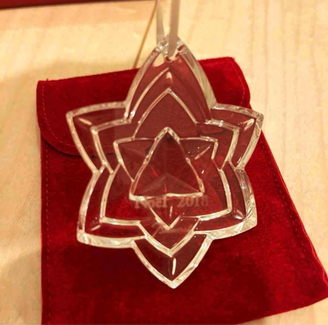 新品未使用 Baccarat クリスタルornament 2018