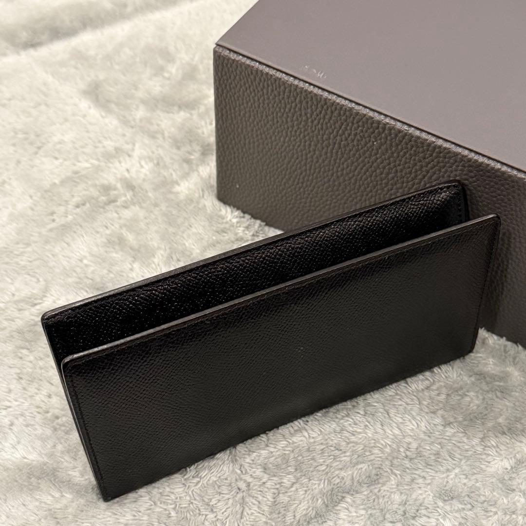 ⭐️極美品⭐️　カミーユフォルネ　長財布　旧ロゴ　二つ折り財布　レザー　黒