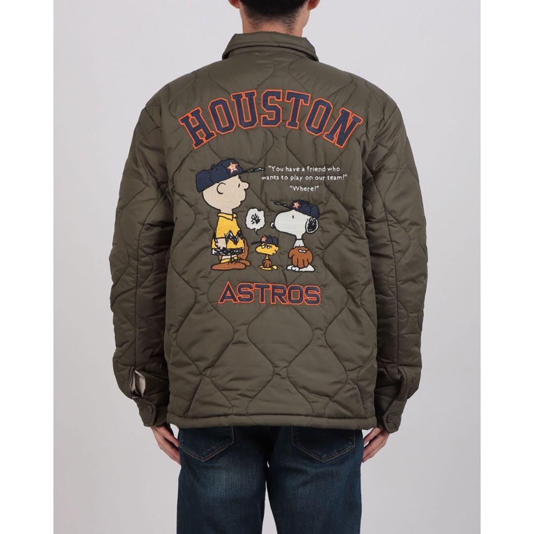 HOUSTON（ヒューストン） MLB×PEANUTS キルティングジャケット
