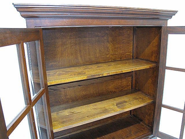 【展示品】松本民芸家具 ミズメザクラ無垢材 E型書棚　約79万円 　本棚/飾り棚