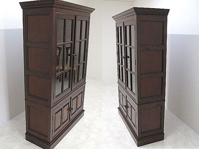 【展示品】松本民芸家具 ミズメザクラ無垢材 E型書棚　約79万円 　本棚/飾り棚