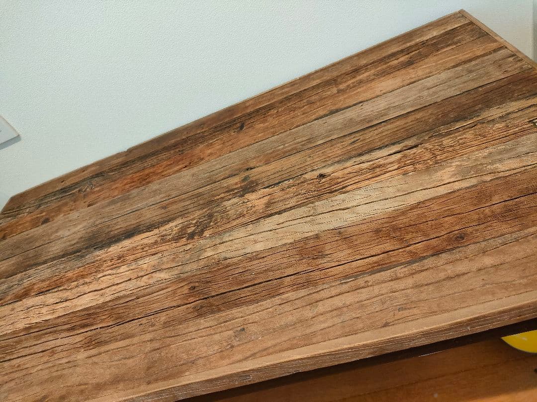 古材×アイアン ローテーブル　クラッシュゲート 関家具