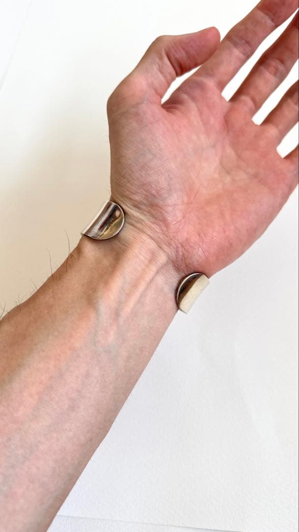 希少｜ヴィンテージ 925 シルバーバングル マルジェラ 1LDK 好きにも