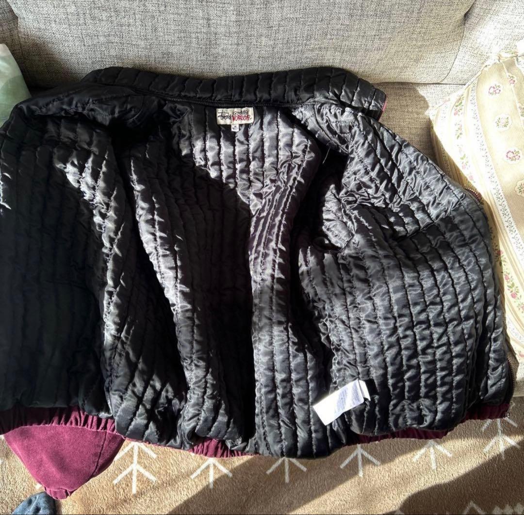 Stüssy バーガンディ ジャケット