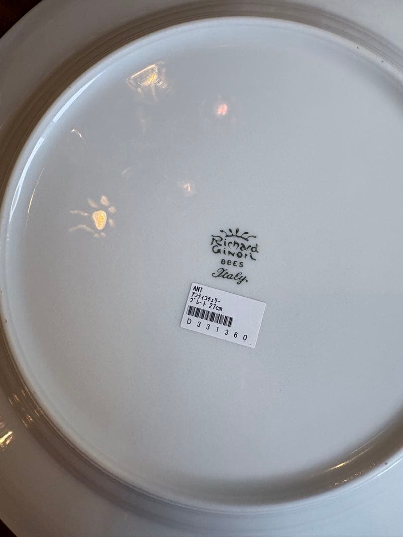 リチャードジノリ アンティコチェリー ディナープレート5枚セット