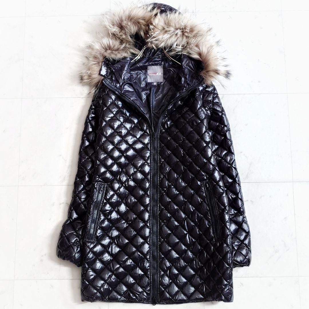 ア*ー様 最終オークション❣️【大きいサイズ42】デュベティカ ファー付 ダウン