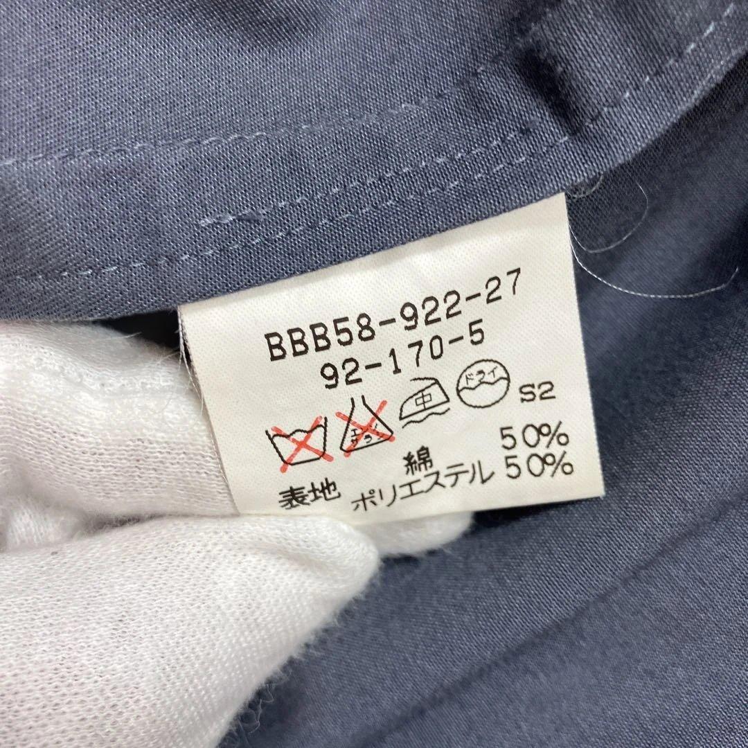 極美品 バーバリー ステンカラーコートマキシ丈ライナー付 ノバチェック グレーM