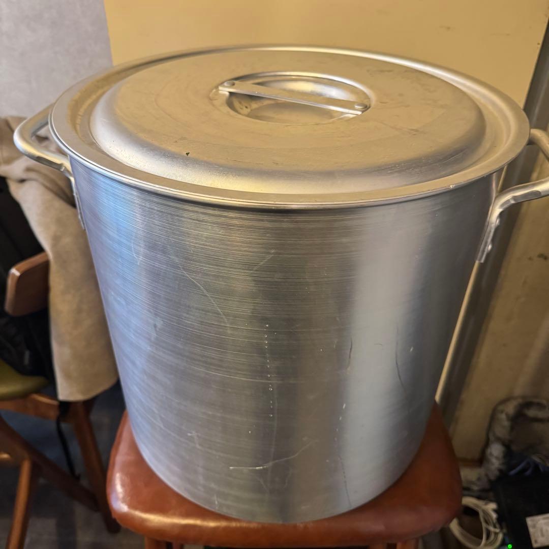 【寸胴鍋✨】TKG アルミニウム寸胴鍋36ℓ 蓋付き