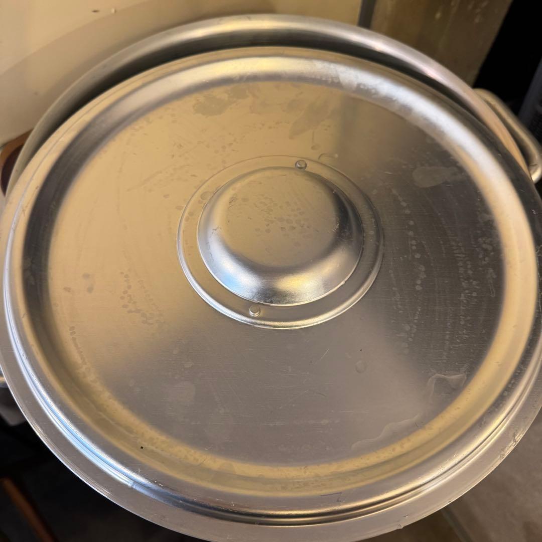 【寸胴鍋✨】TKG アルミニウム寸胴鍋36ℓ 蓋付き