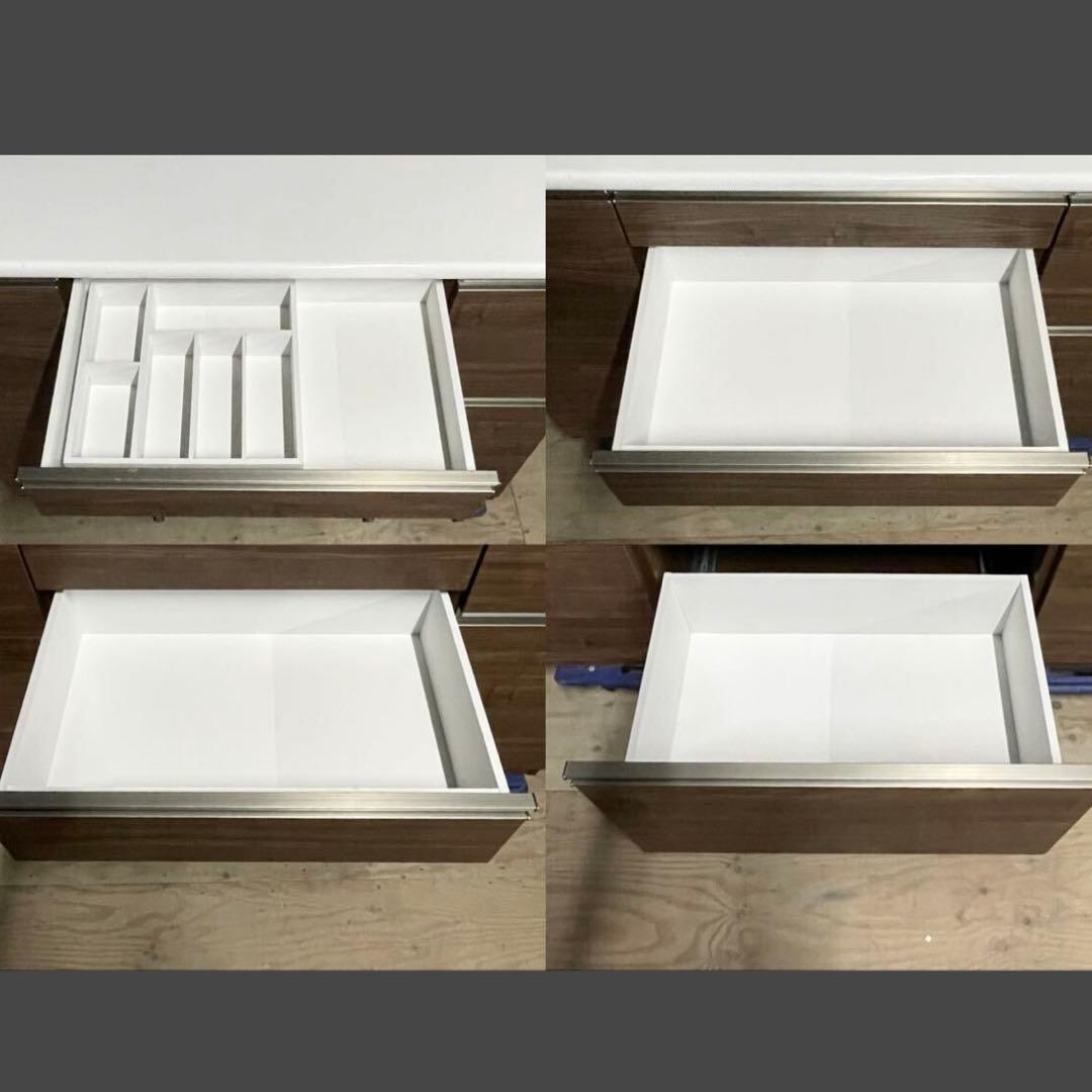 SNT1371 古賀家具 キッチンカウンター セイント 140 ソフトクローズ