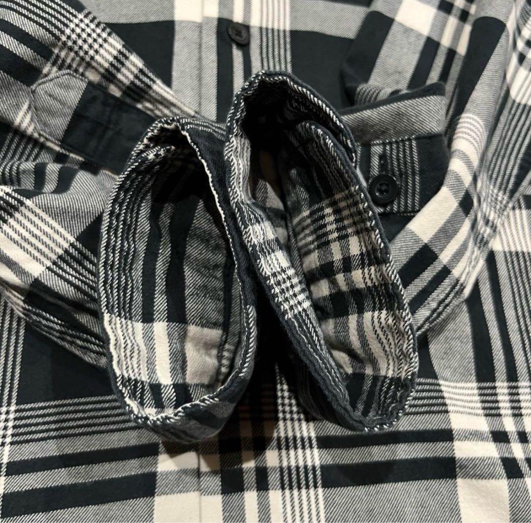 希少 90s ラルフローレン vintagecamp ネルシャツ オープンカラー