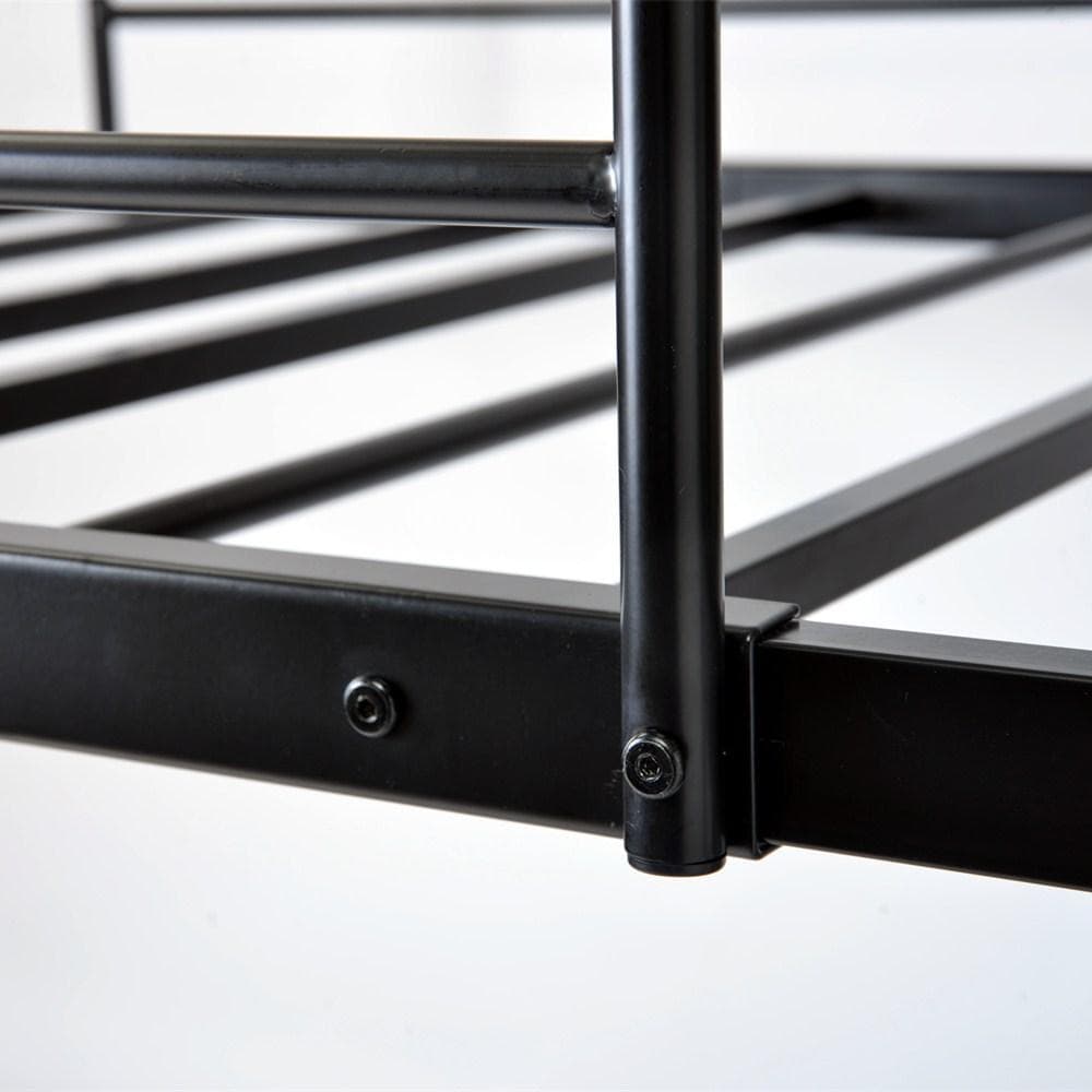 三段ベッド パイプベッド スチール 耐震 ベッド シングル 大人用可 子供ベッド