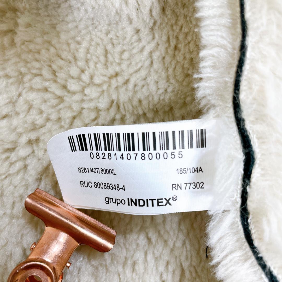 【美品】 ZARA 裏ボア フェイクレザー フライトジャケット B-3