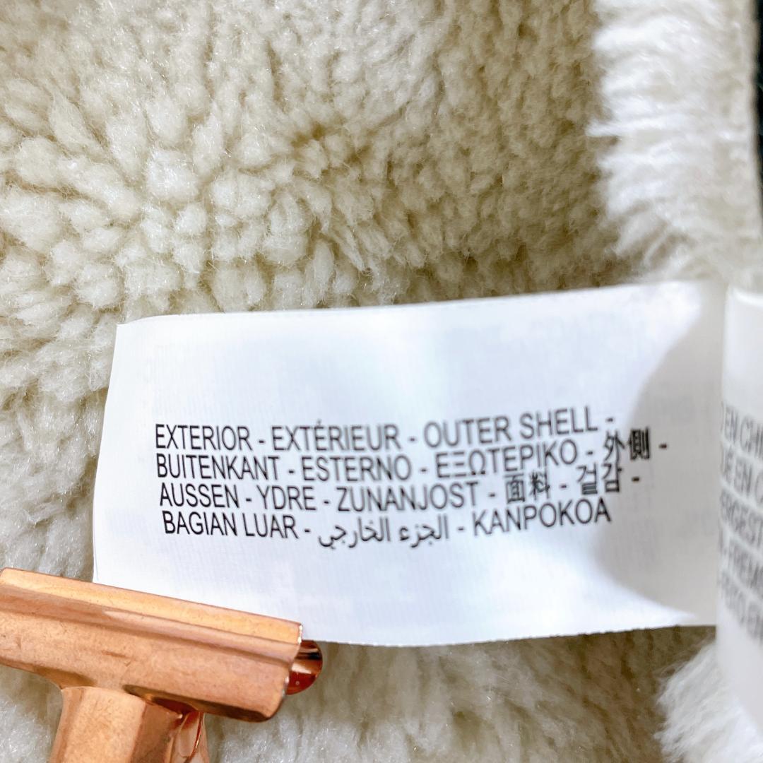 【美品】 ZARA 裏ボア フェイクレザー フライトジャケット B-3