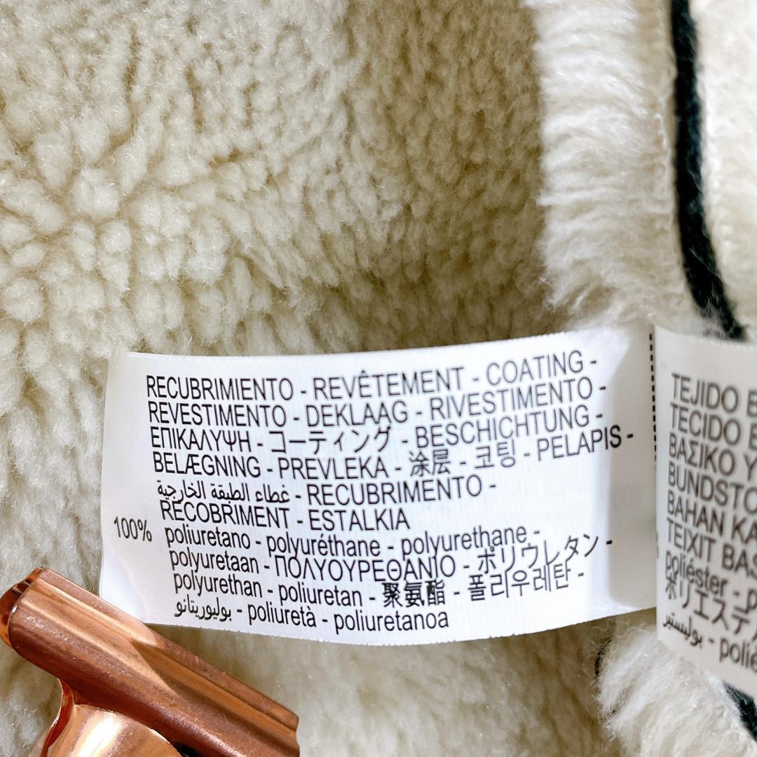 【美品】 ZARA 裏ボア フェイクレザー フライトジャケット B-3